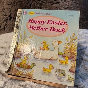 Vintage “Happy Easter,‎ Mother Duck” Golden Book